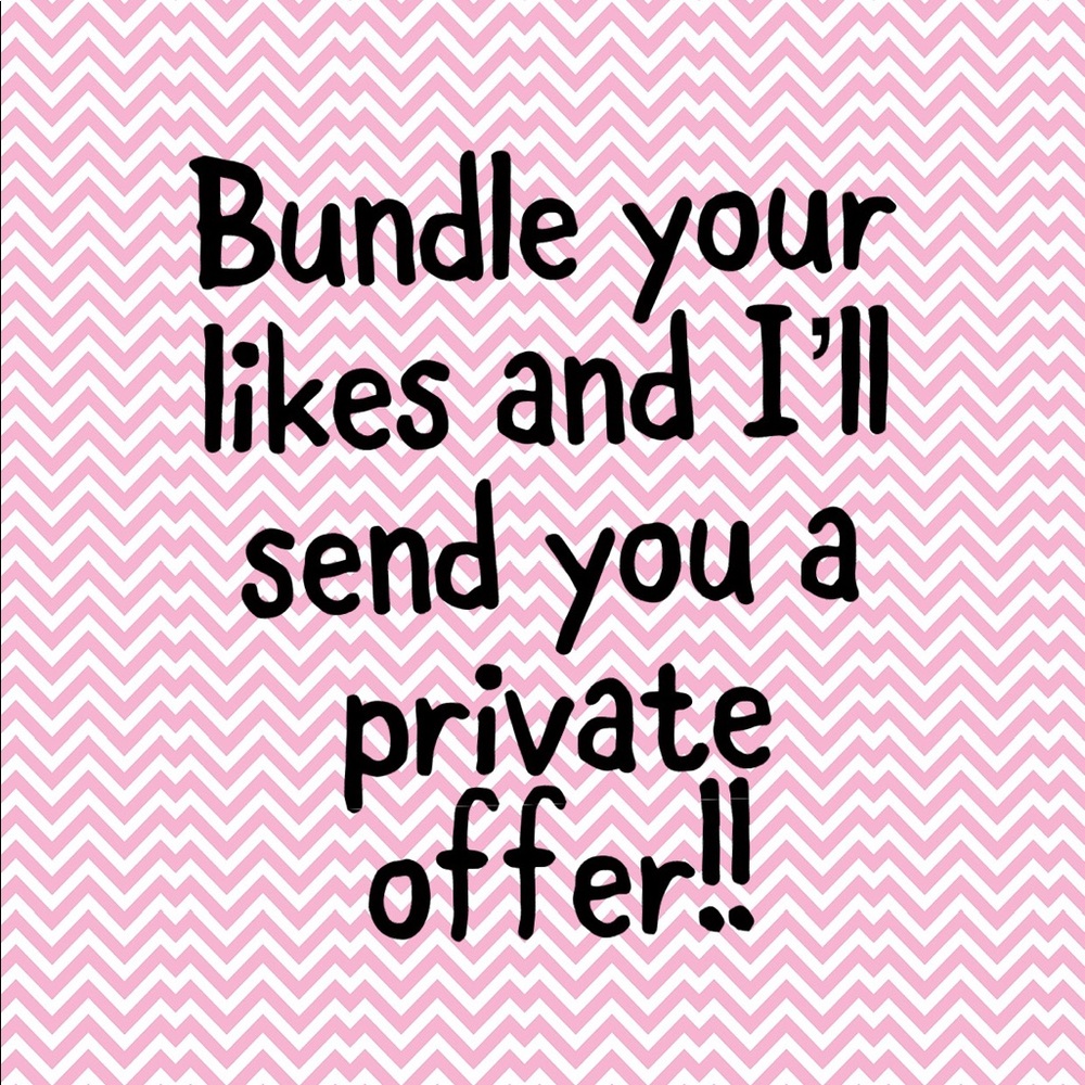 Bundle Your Likes For Private Offer!